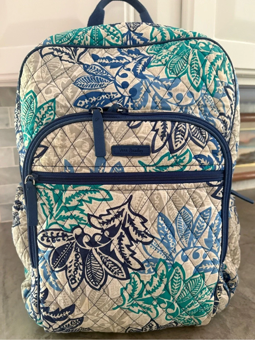 Vera Bradley Campus Tech Backpack Santiago 18198-G57 Retired